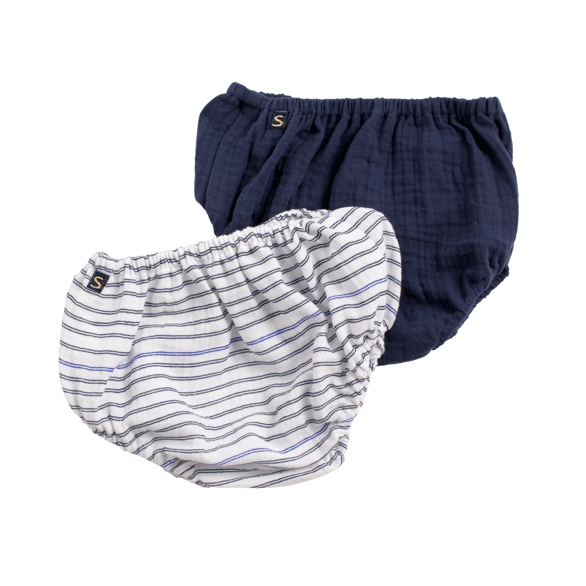 Lot de 2 bloomers Baby Sailor BLEU Sauthon