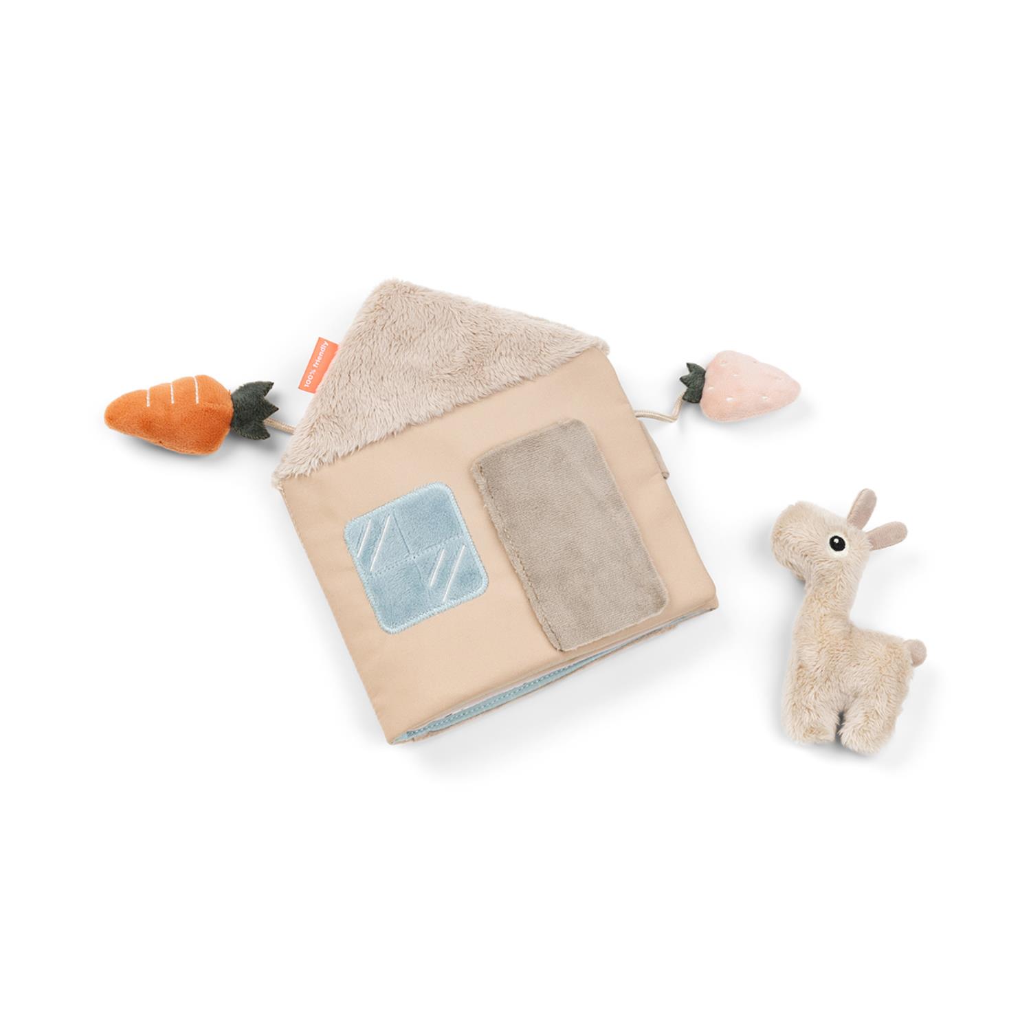 DONE BY DEER - Livre d'éveil la maison de Lalee Lalee BEIGE Done by Deer