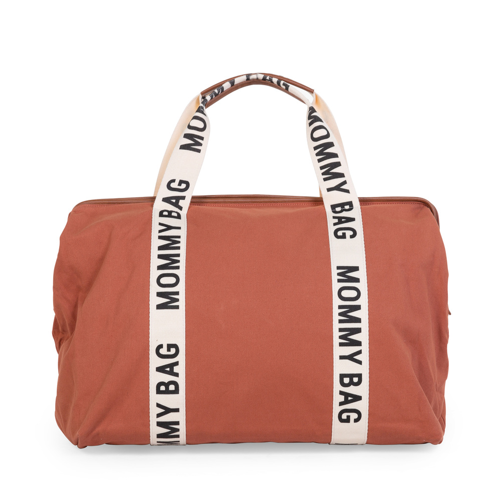 Childhome - Sac à langer Mommy bag signature toile ROUGE Childhome