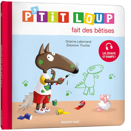 Auzou P'tit Loup fait des bêtises Multicolore 