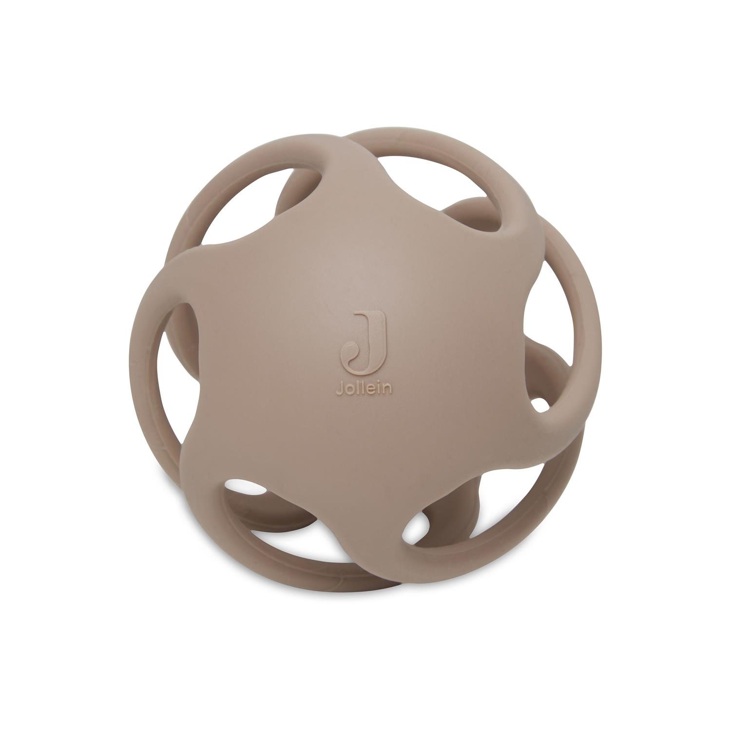 Anneau de dentition Balle Silicone MARRON Jollein
