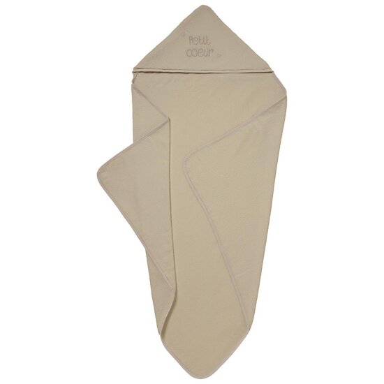 BabyCalin Cape de Bain  Petit cœur 100x100 cm BabyCalin Cape de Bain  Petit cœur 100x100 cm