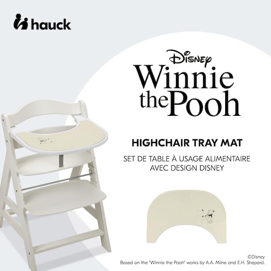 Hauck Set de table pour plateau de chaise haute Dusty Beige  Hauck Set de table pour plateau de chaise haute Dusty Beige