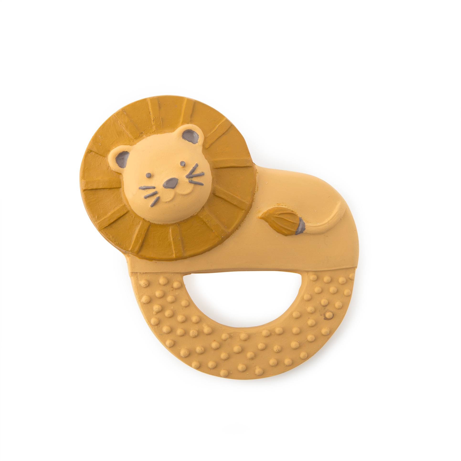 MOULIN ROTY - Anneau caoutchouc naturel Lion Sous mon baobab MULTICOLORE Moulin Roty