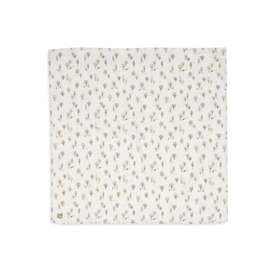 Jollein Lot de 2 Lange Gaze de Coton Large Tiny Park Multicolore 115x115 cm Jollein Lot de 2 Lange Gaze de Coton Large Tiny Park Multicolore 115x115 cm