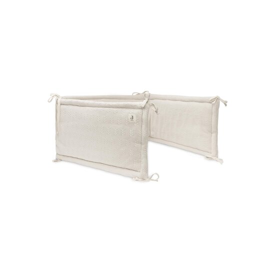 Jollein Tour de lit/Tour de parc grain knit Oatmeal 180x30 cm