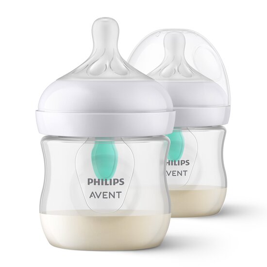 Philips Avent 2 biberons Natural 3.0 air free  125 ml Philips Avent 2 biberons Natural 3.0 air free  125 ml