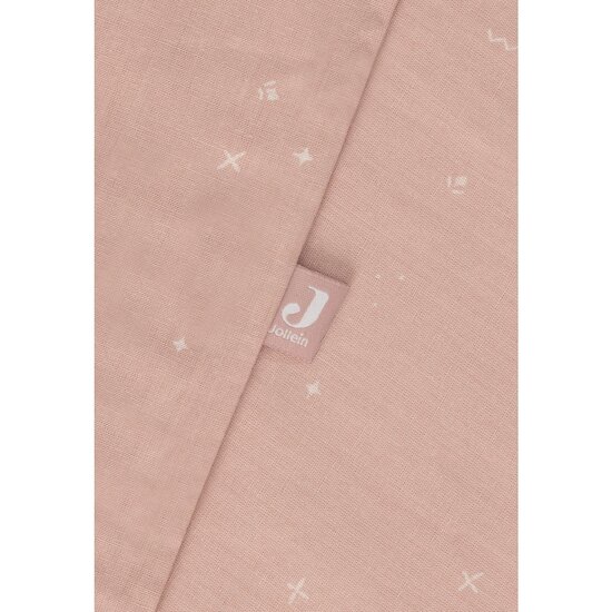 Jollein Housse de couette et taie Twinkling Wild Rose 100x140 cm