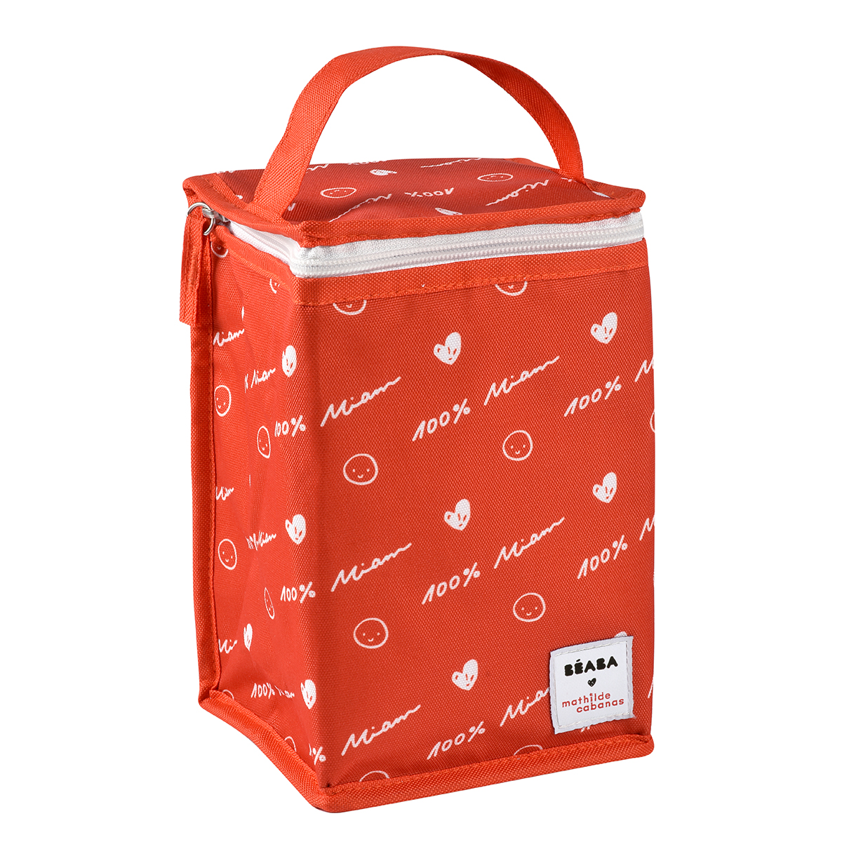 Beaba - Pochette repas isotherme ROUGE Béaba