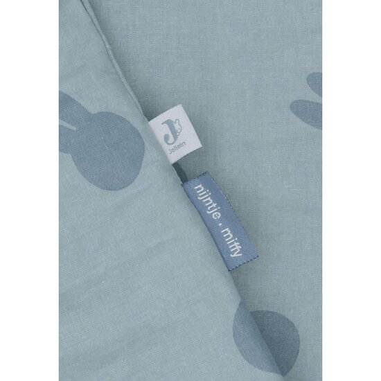 Jollein Housse de couette et taie Miffy Shadow Sea Green 100x140 cm Jollein Housse de couette et taie Miffy Shadow Sea Green 100x140 cm
