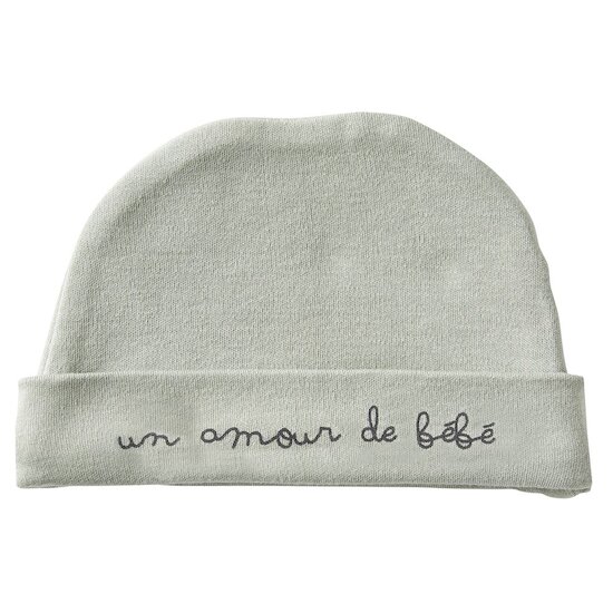 BB&Co Bonnet doublé coton "Un amour de bébé" Mixte Naissance 