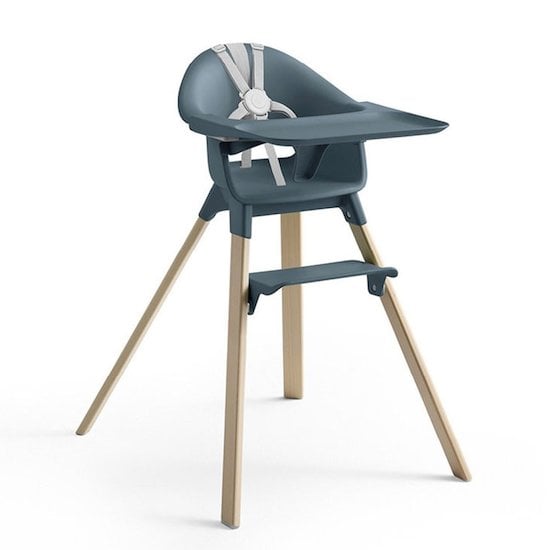 Stokke Chaise Haute évolutive Clikk Fjord blue 