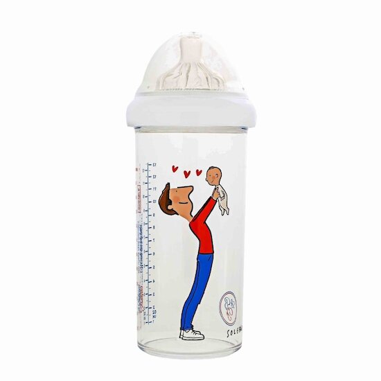 Le biberon Français Biberon anti-colique Papa-Bébé 360 ml