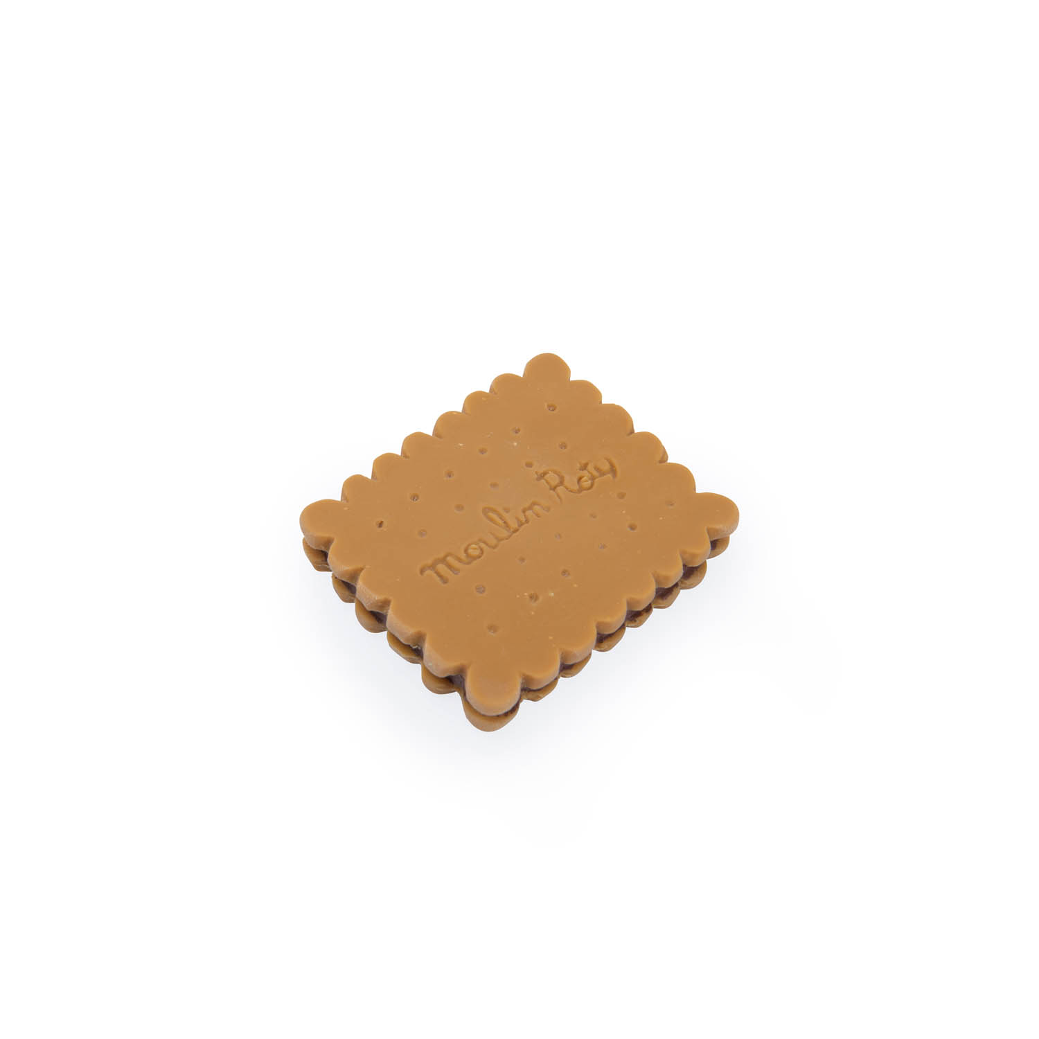 Biscuit de dentition caoutchouc Puce & Pilou BLANC Moulin Roty