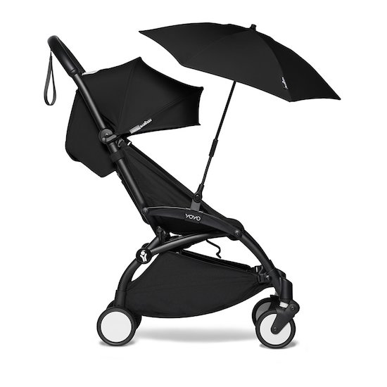 protégez vos enfants des rayons UV noir Danolt capote imperméable pliable pour poussette Parasol de poussette universelle pour bébé 
