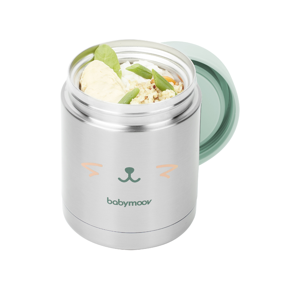 BABYMOOV - Contenant Inox Eat'Isy GRIS Babymoov