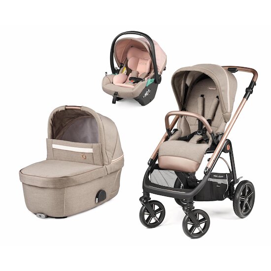 Peg Perego Pack Poussette Trio TC Brio Belvedere Lounge Modular Mon Amour  