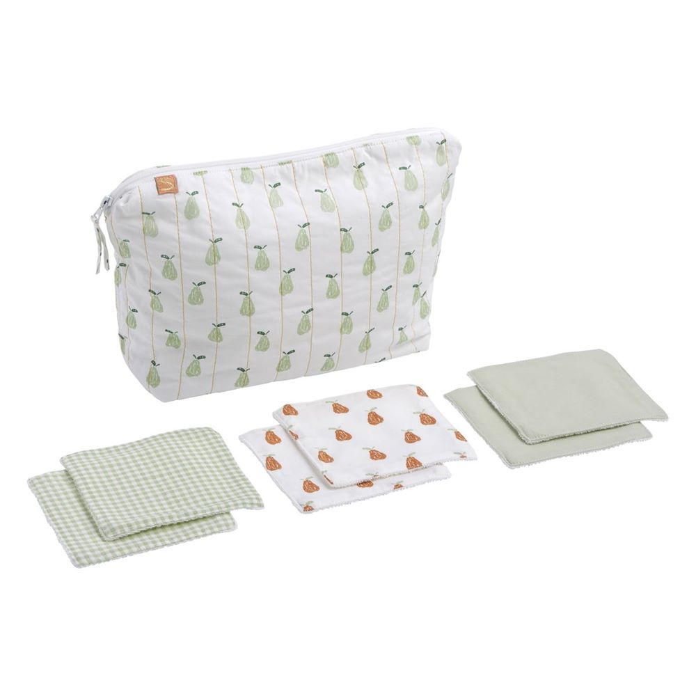 Sauthon - Trousse de toilette avec carré éponge Botanica BEIGE Sauthon