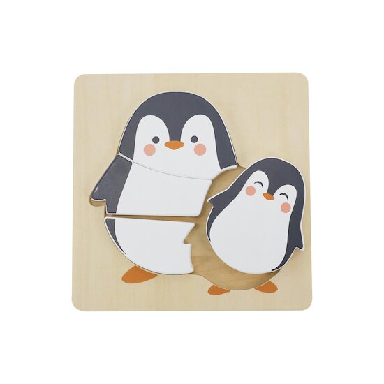 Trousselier Petit puzzle bois Pingouin  Trousselier Petit puzzle bois Pingouin