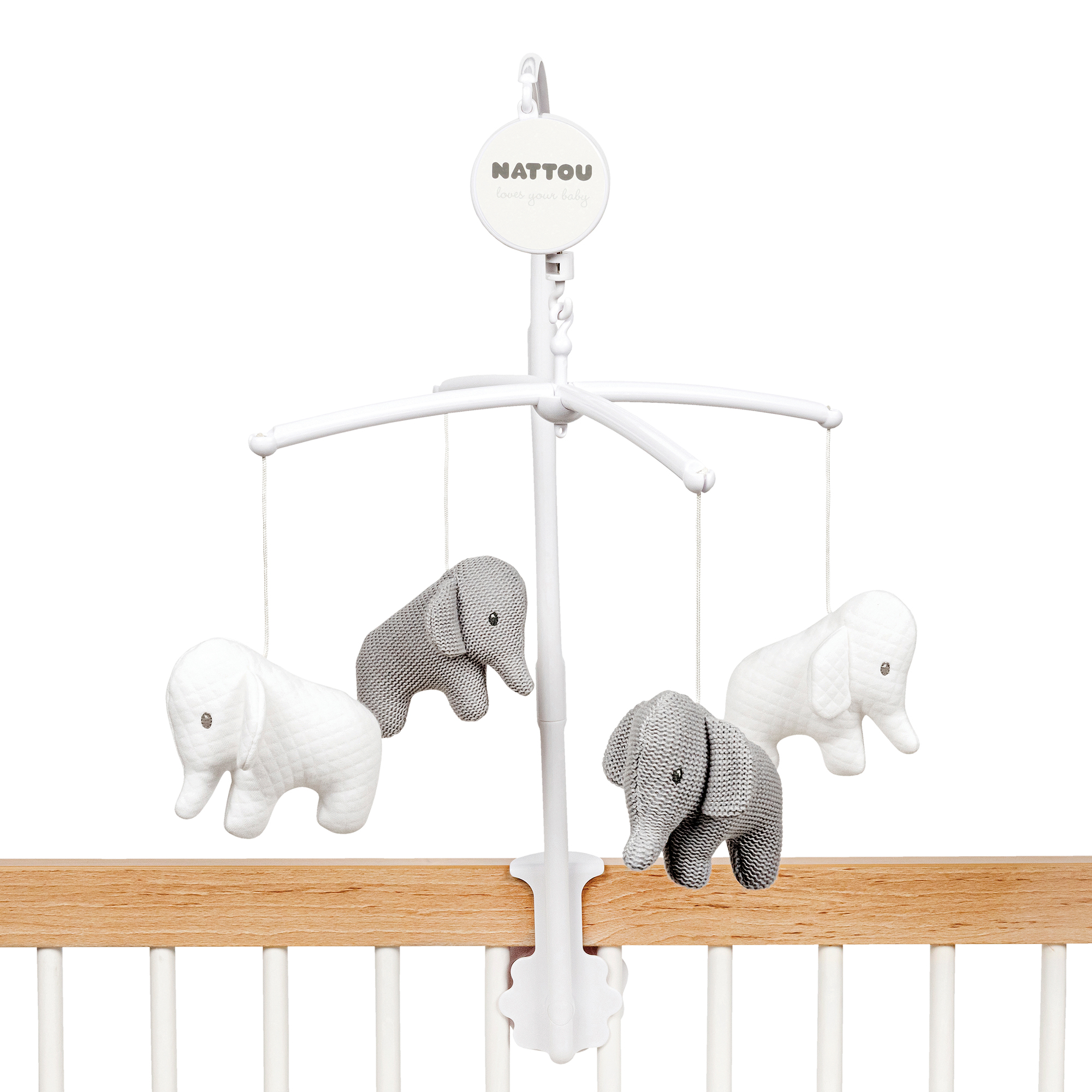 Nattou - Tembo Mobile musical BLANC Nattou
