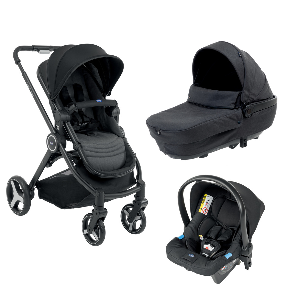 Pack Poussette Trio Best Friend Plus Comfort NOIR Chicco