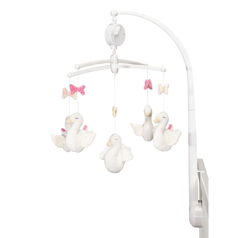 Mobile musical Swan BLANC Sauthon