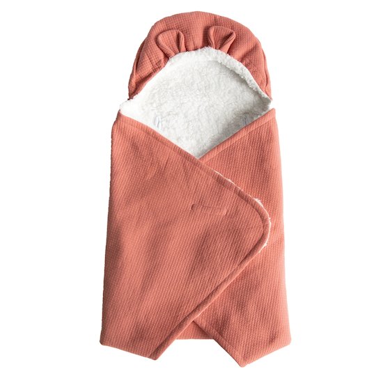 Domiva Couverture nomade Fluffy Terracotta 