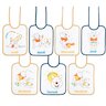 Lot de 7 Bavoirs Naissance 