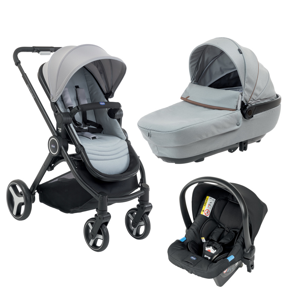 Pack Poussette Trio Best Friend Plus Comfort GRIS Chicco