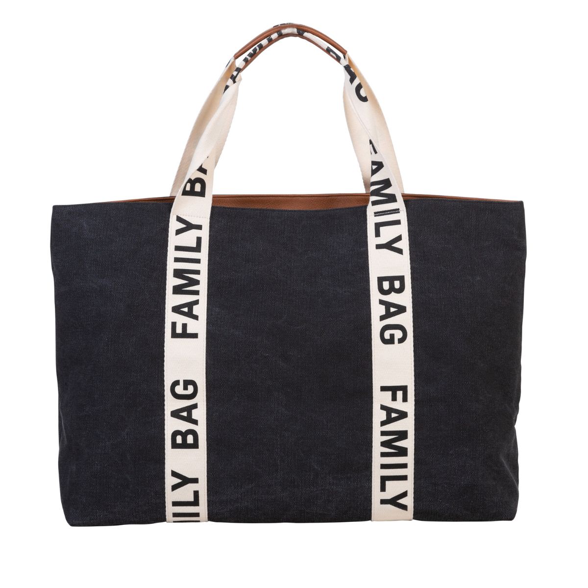 Sac à langer Family Bag signature canvas NOIR Childhome