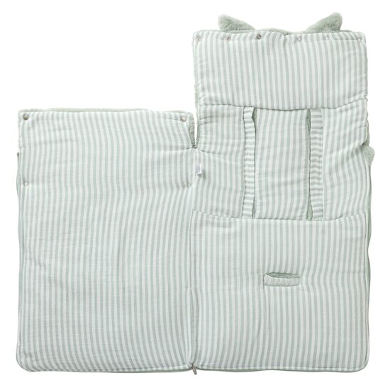 BB&Co Nid d’ange fausse fourrure doublé gaze de coton Vert de Gris 0-6 mois BB&Co Nid d’ange fausse fourrure doublé gaze de coton Vert de Gris 0-6 mois