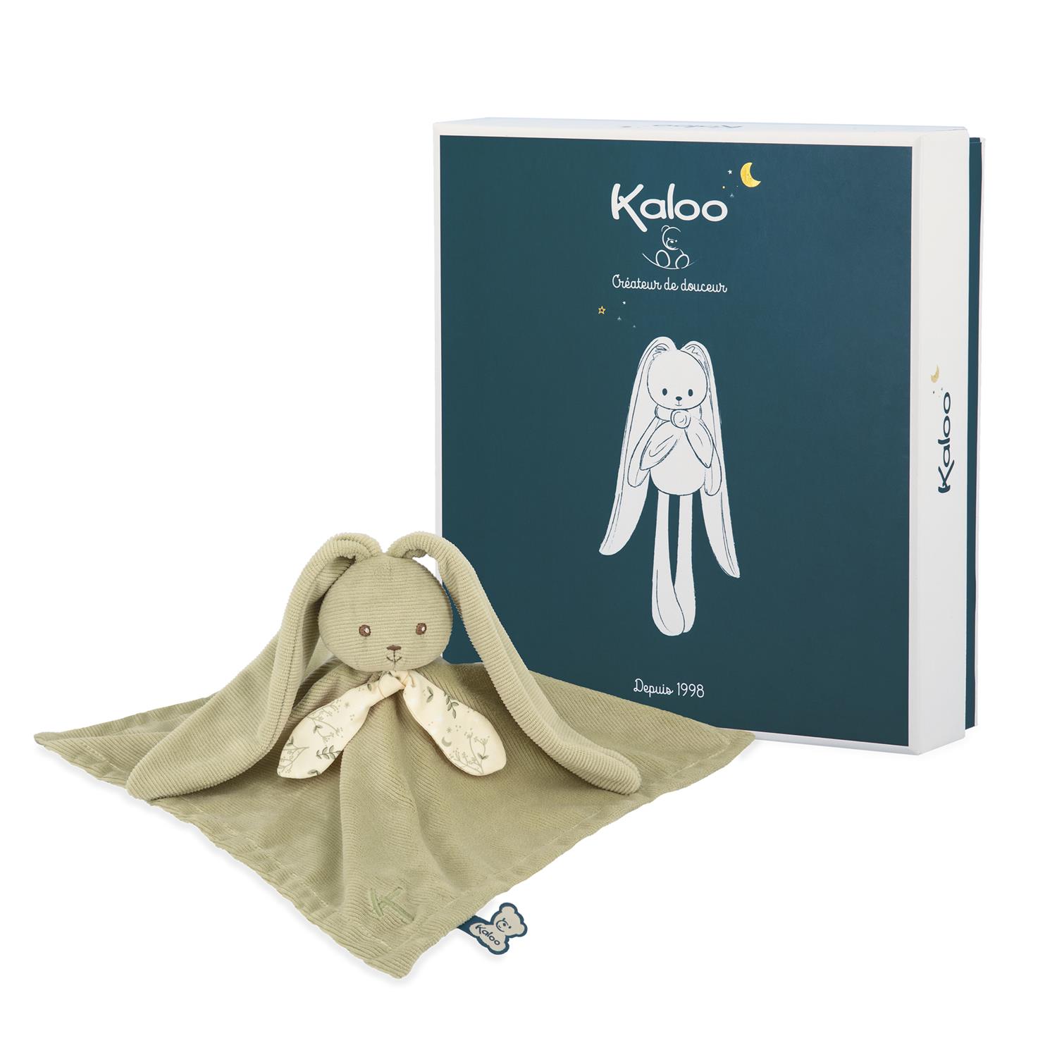 Doudou Lapin VERT Kaloo