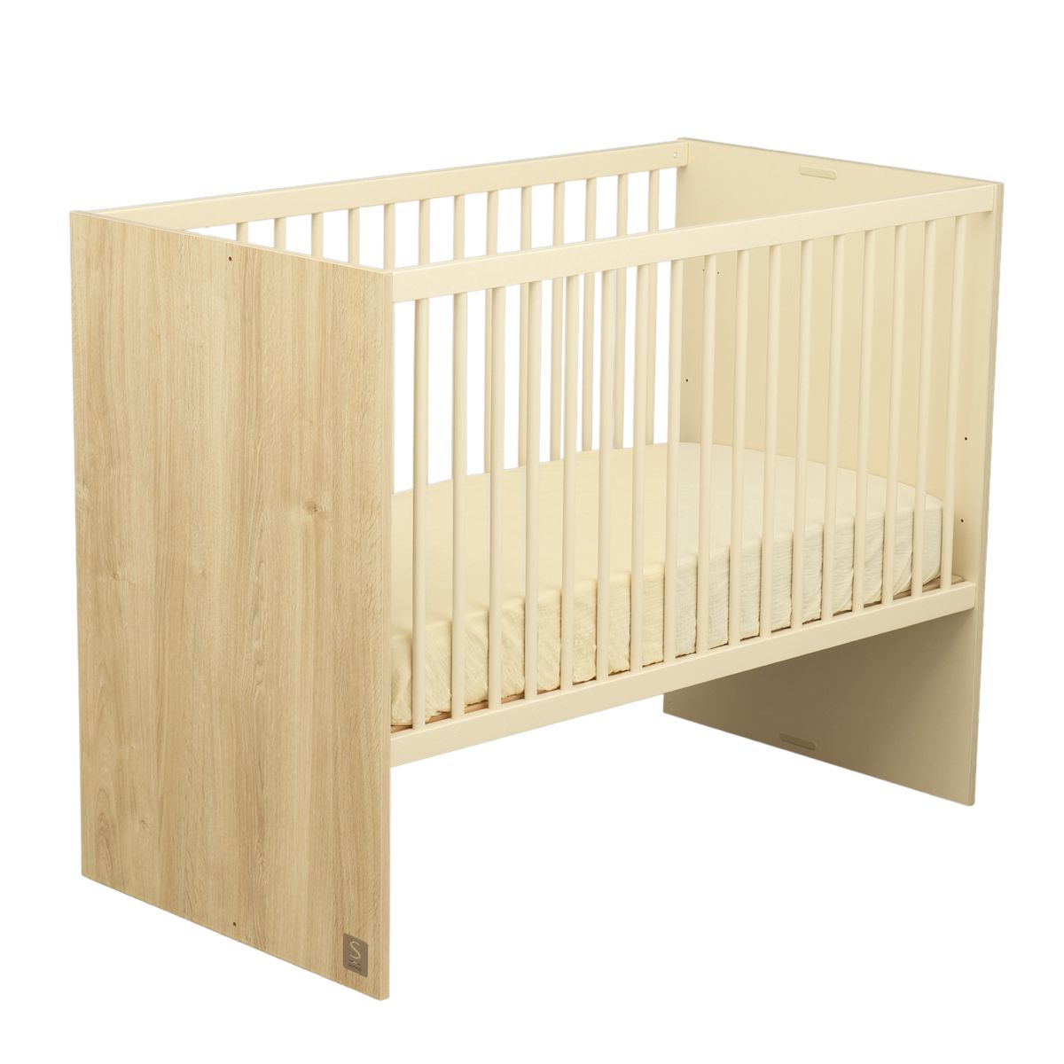 Sauthon - Lit bébé transformable Melinée BEIGE Sauthon