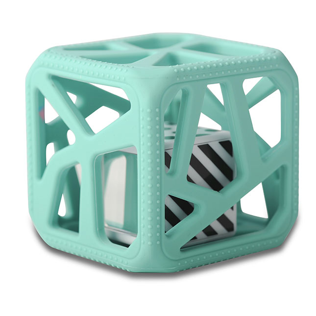 Hochet cube de dentition VERT Malarkey kids