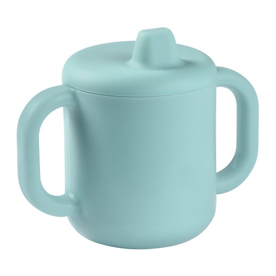 Béaba Tasse d'apprentissage silicone Blue 170 ml