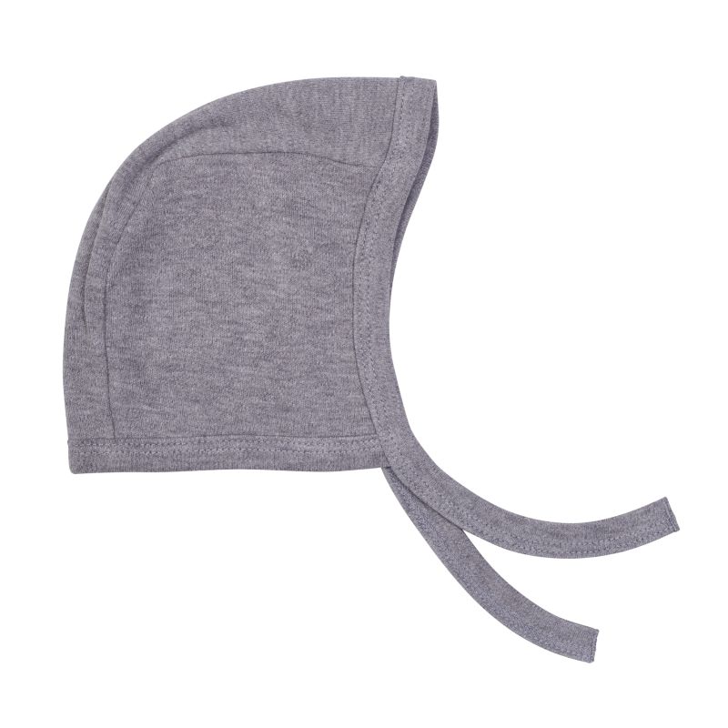 Bonnet rétro forme béguin GRIS BB&Co