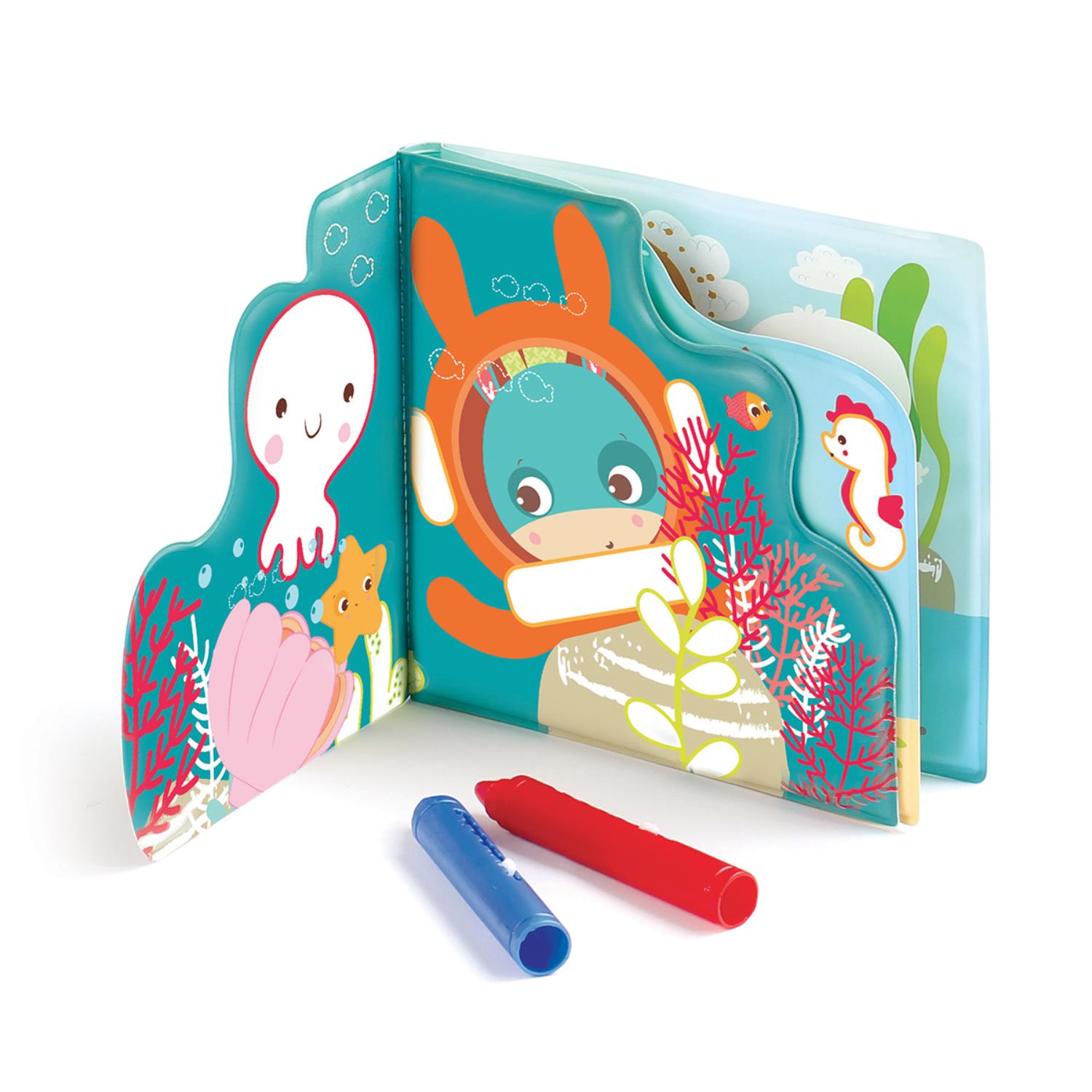 LUDI - Livre de bain coloriage MULTICOLORE Ludi