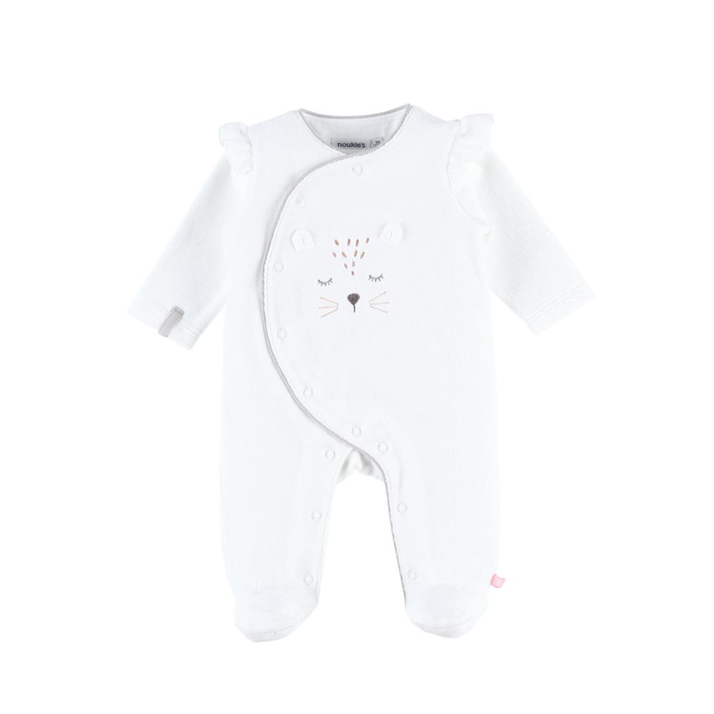 Noukie's - Pyjama 1 pièce Babou en velours Babou et Kendi BEIGE Noukie's