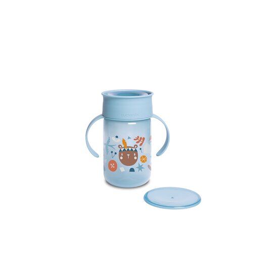 Suavinex Tasse 360° Into the Forest Bleu 340ml 12 mois+