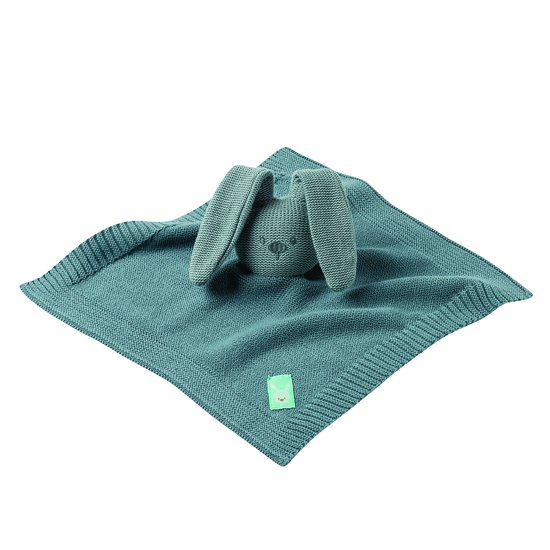 Nattou Doudou tricot vert-de-gris Vert 