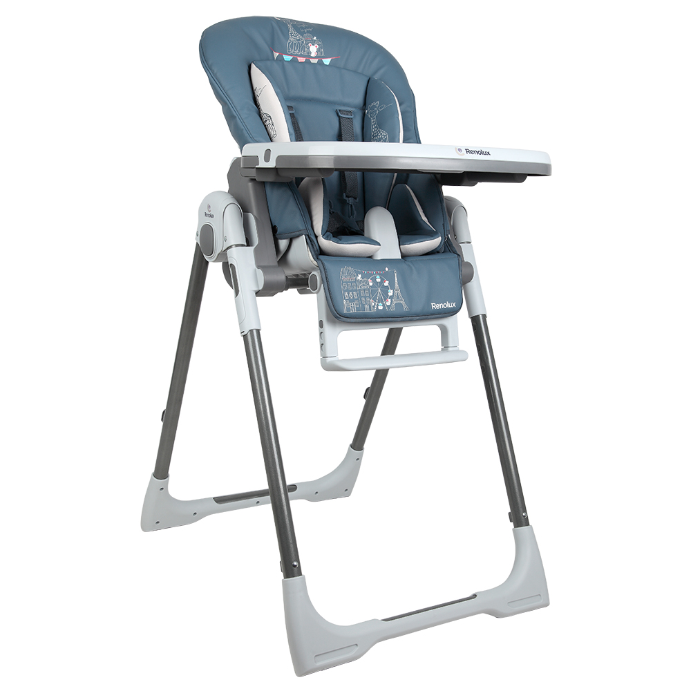 Chaise Haute Bébé Vision BLEU Renolux