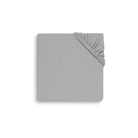 Jollein Drap-housse Jersey Soft Grey 40x80 cm