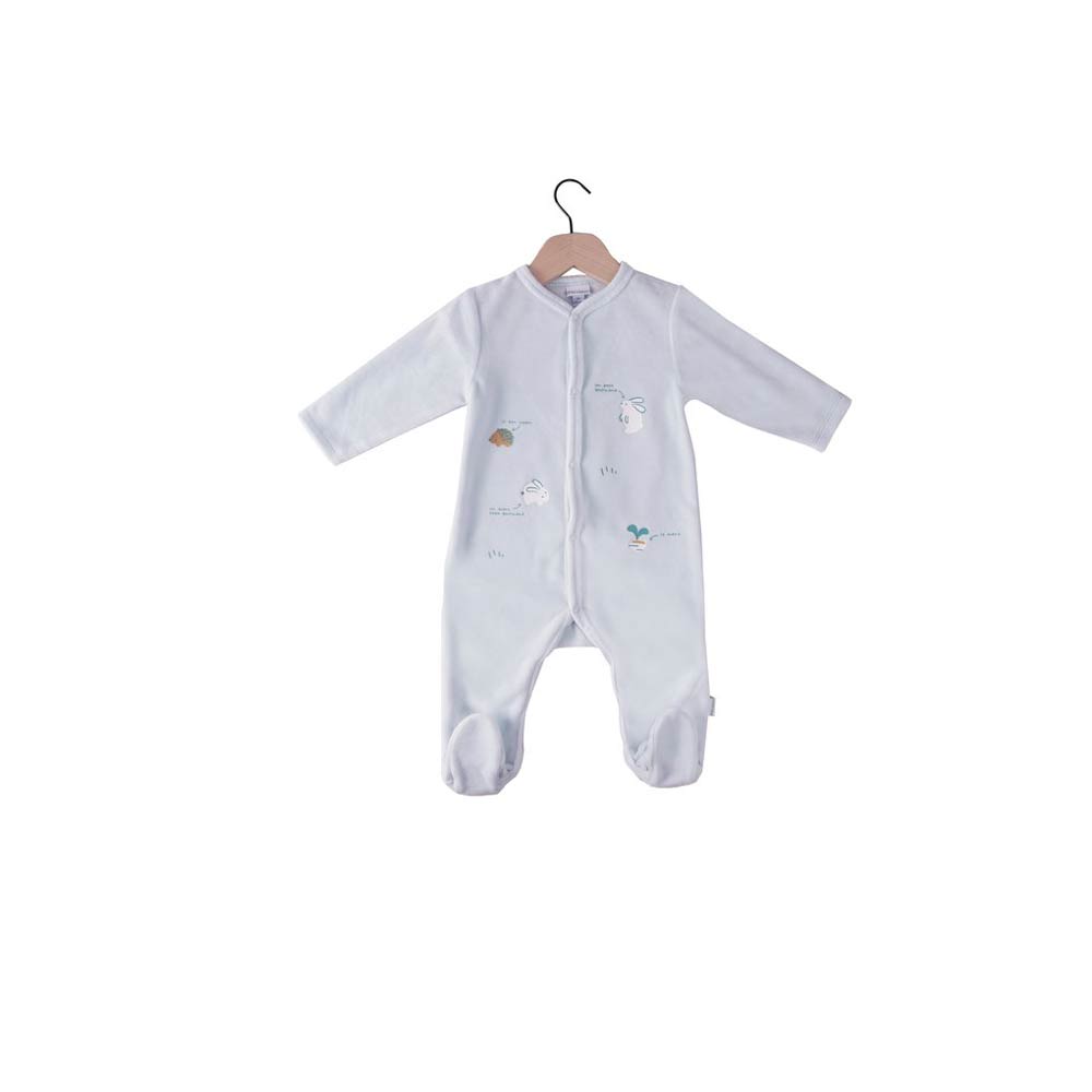 P’tit bisou - Pyjama Bleu Jardinet BLEU P’tit bisou