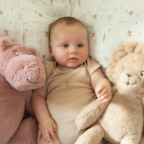 Trois Kilos Sept Peluche Hippo Vieux Rose  Trois Kilos Sept Peluche Hippo Vieux Rose