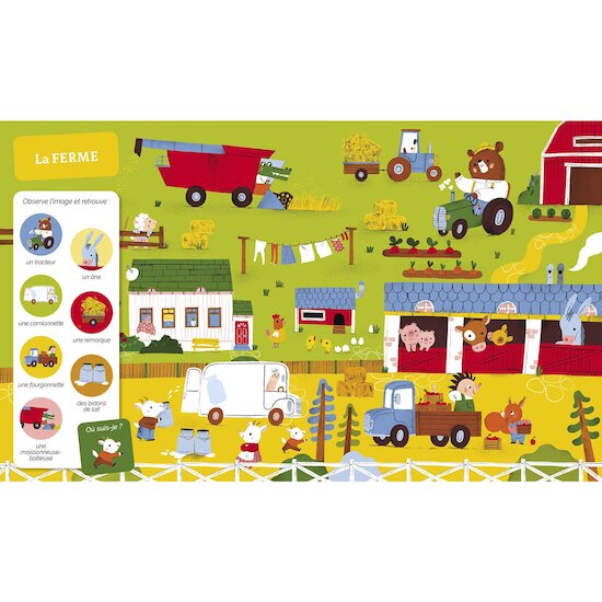 Auzou Livre Mes 20 cherche et trouve des tout-petits Multicolore 