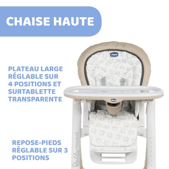 Chaise Haute Polly Progres5 4 Roues Chicco De Chicco Chaise Haute Polly Progres5 4 Roues Chicco De Chicco