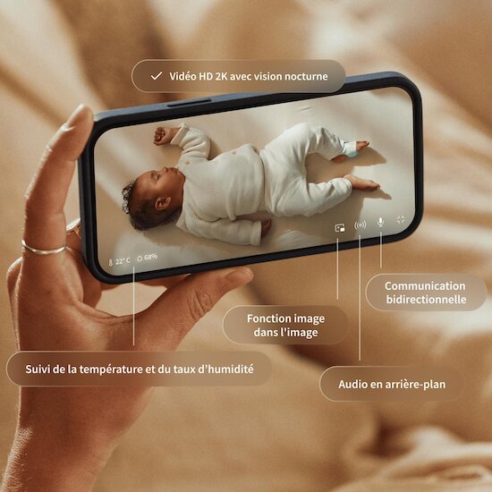 Owlet Moniteur Vidéo Dream Sight Cam Blanc 