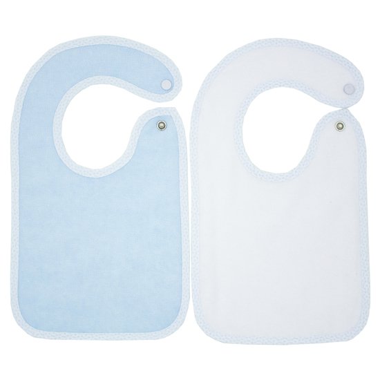 BabyCalin LOT DE 2 BAVOIRS NAISSANCE Bleu 