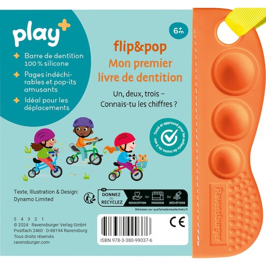 Play+ Livre Flip & pop Mes premiers chiffres multicolore 
