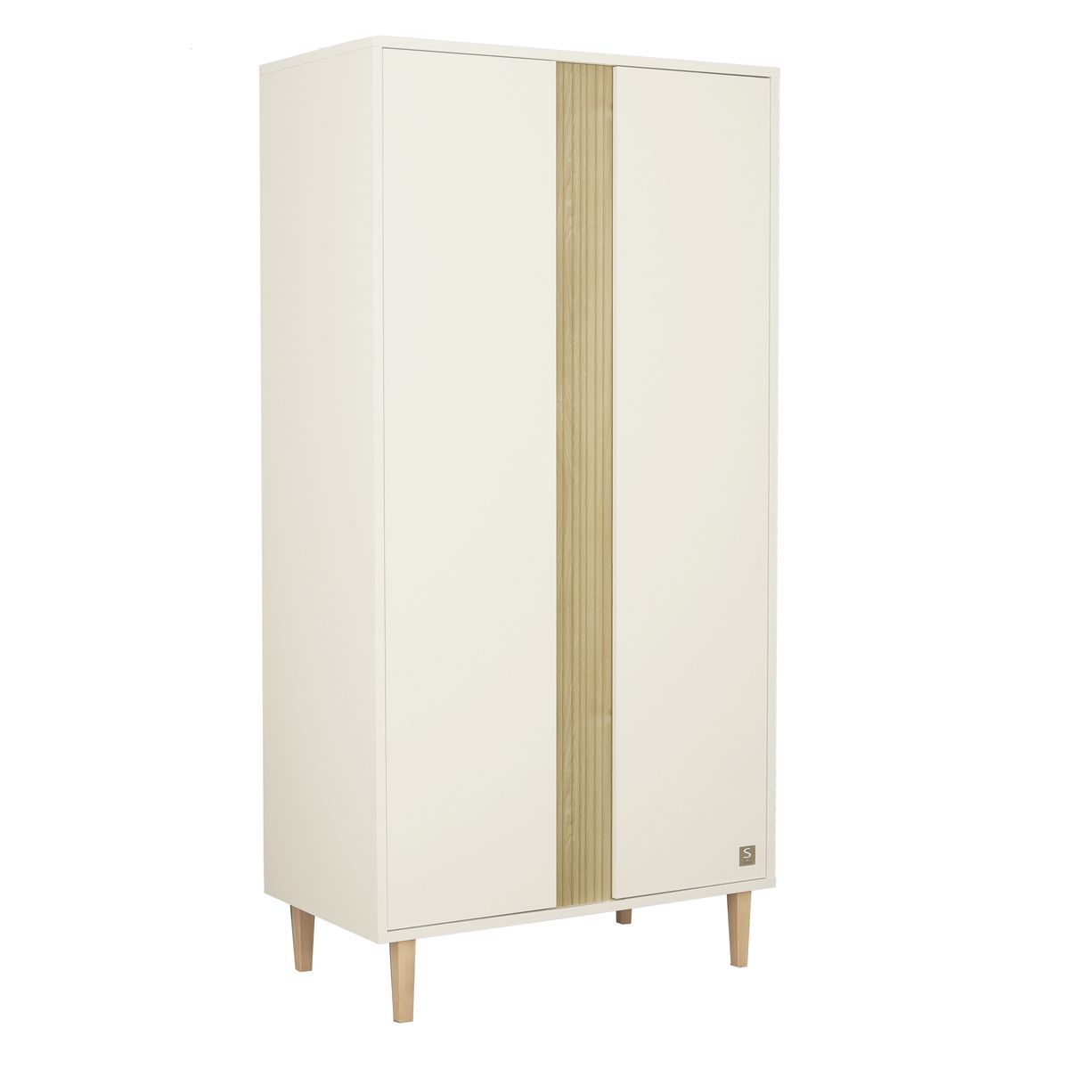 Armoire 2 portes Paloma BLANC Sauthon